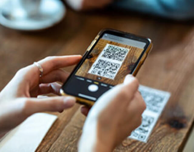 製品サービス・WQRコード